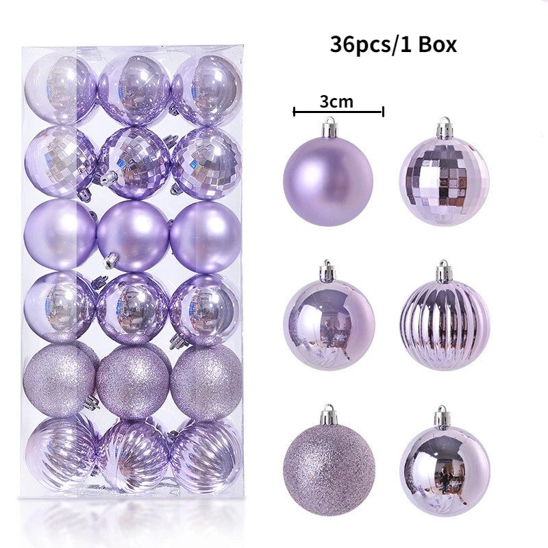 Elegant Xmas Tree Decorations for Home, Party, and New Year 2026 Décor