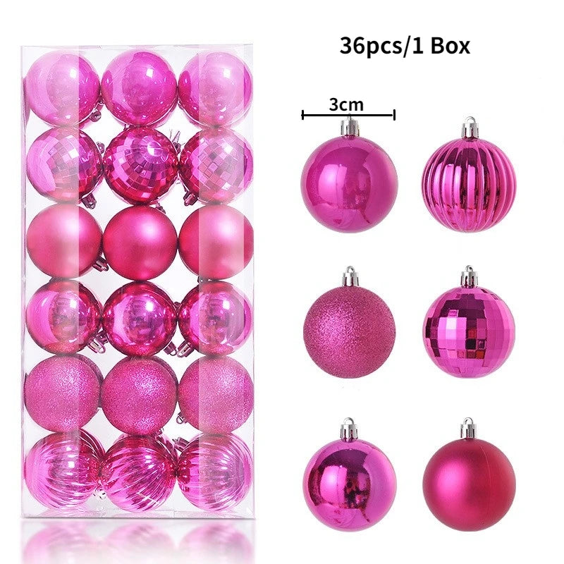 Elegant Xmas Tree Decorations for Home, Party, and New Year 2026 Décor