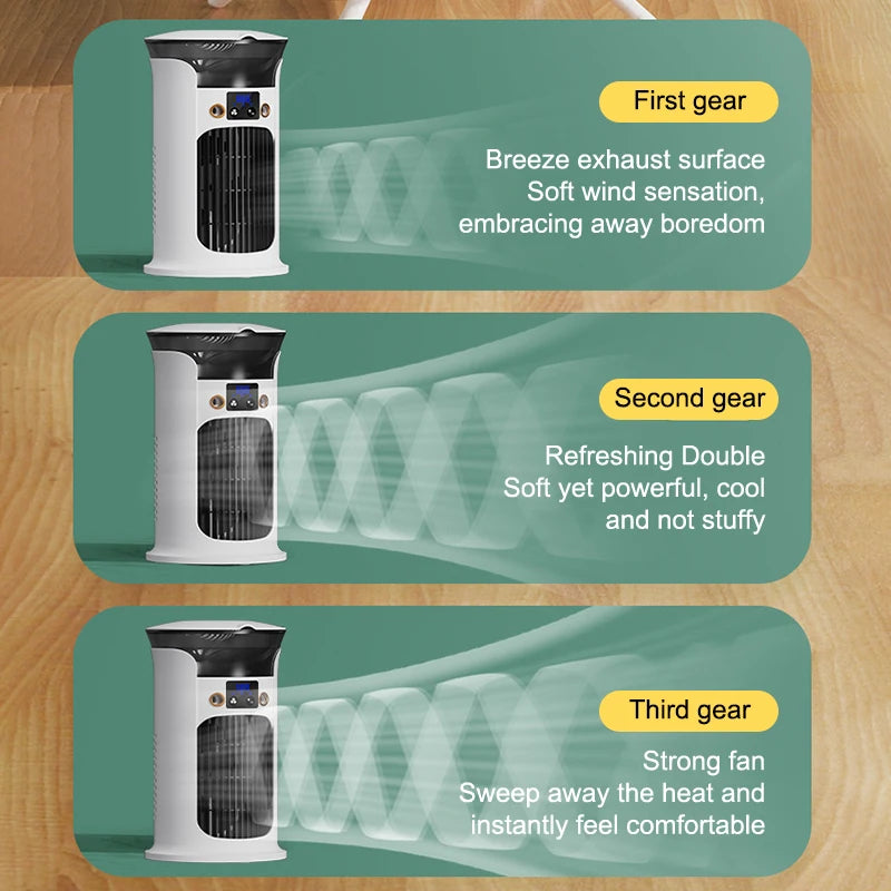 Portable USB Liquid Air Cooler & Humidifier