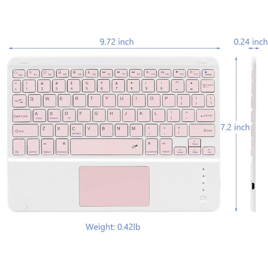Universal Spanish/English Bluetooth Keyboard