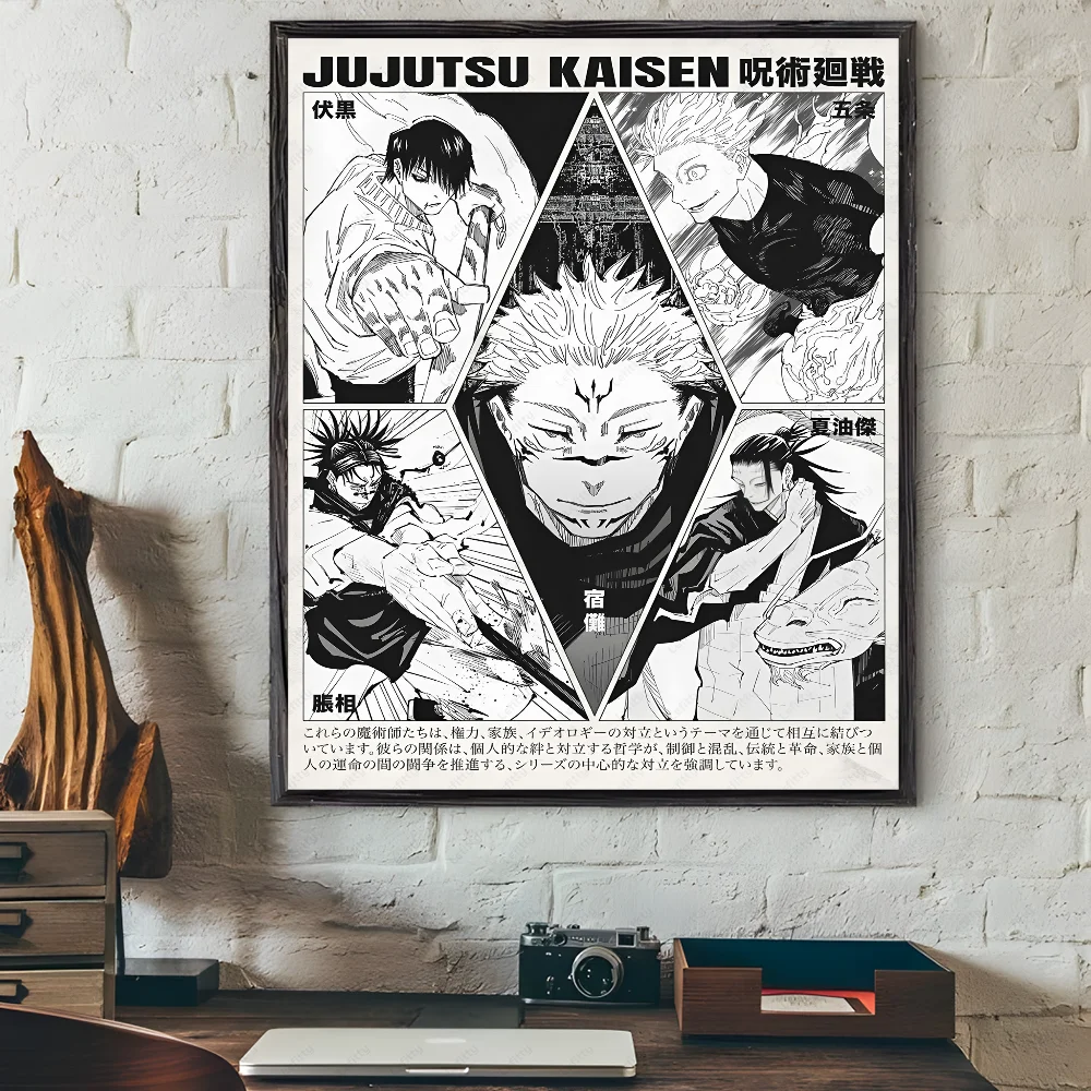 Jujutsu Kaisen Anime Waterproof Wall Poster