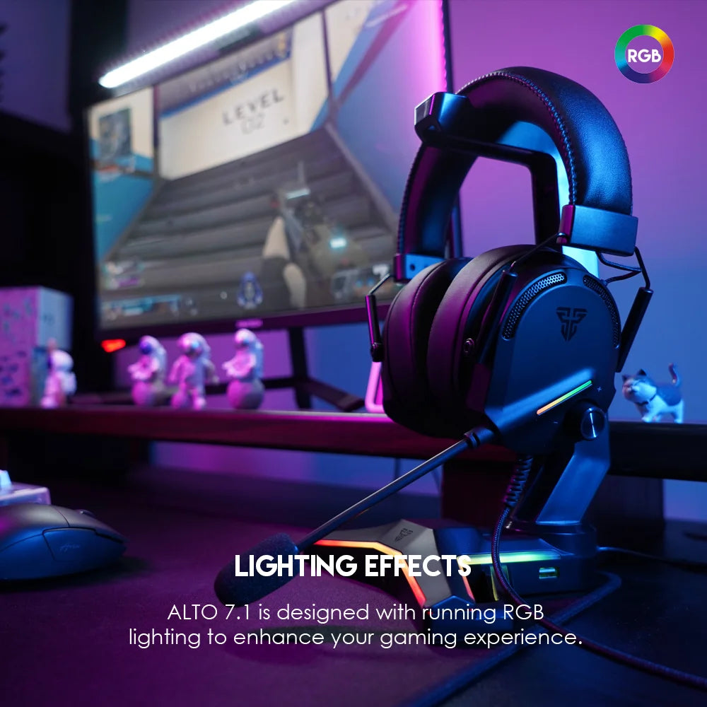 FANTECH ALTO 7.1 RGB Gaming Headset with Detachable Mic