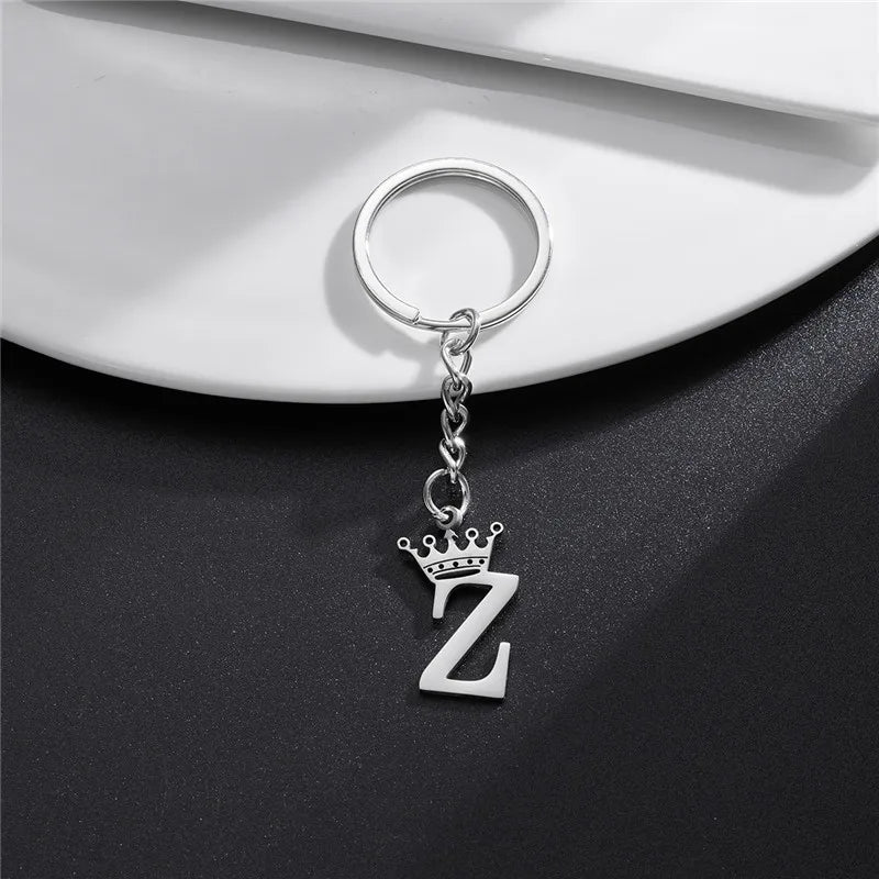 Royal Initial Keychain Charm