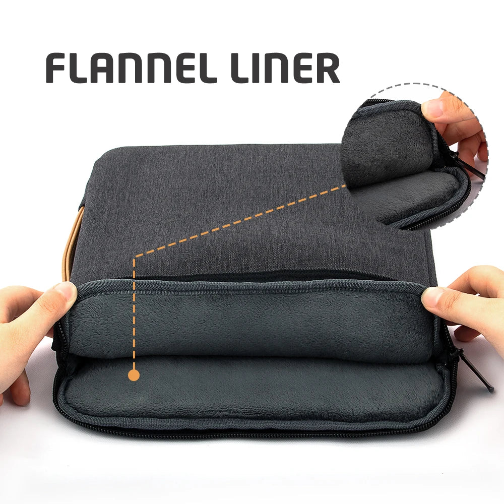 Protective Laptop Sleeve Case for 13.3 14 15.6 16 Inch New MacBook Pro M3 Max M2 M1 Slim Carrying Laptop Bag Men Women