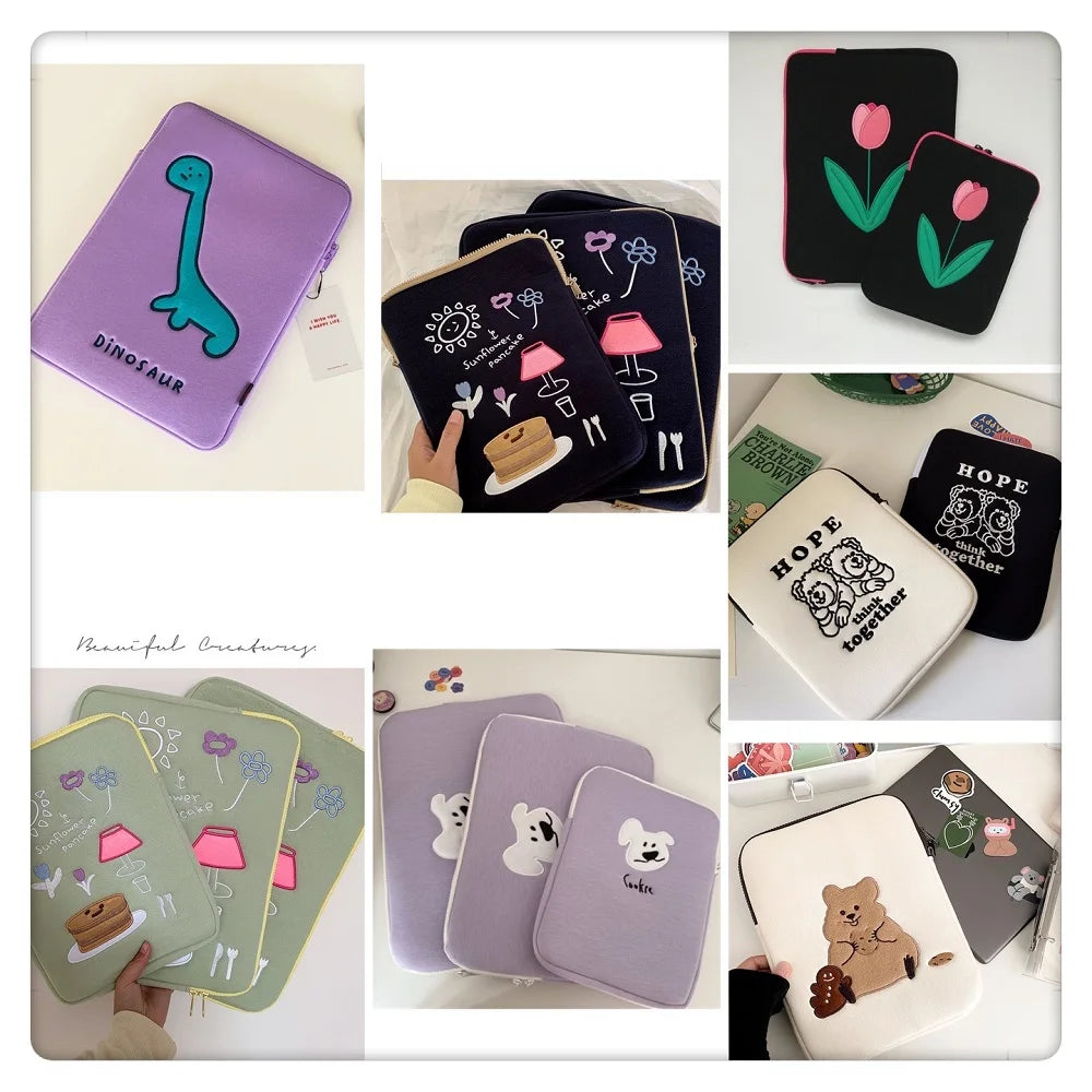 Korean Cute Multi-Size Laptop & Tablet Sleeve