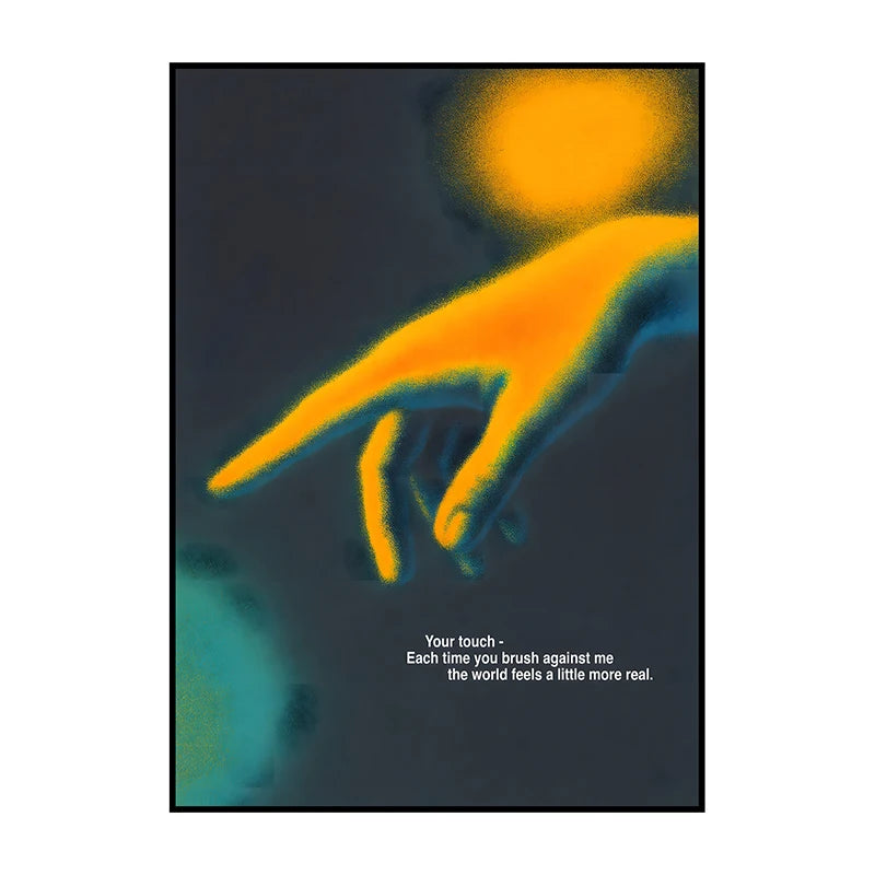 Vintage Abstract Canvas Wall Art Poster