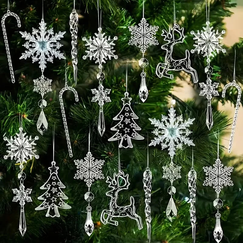 Snowfall Magic Tree Ornaments