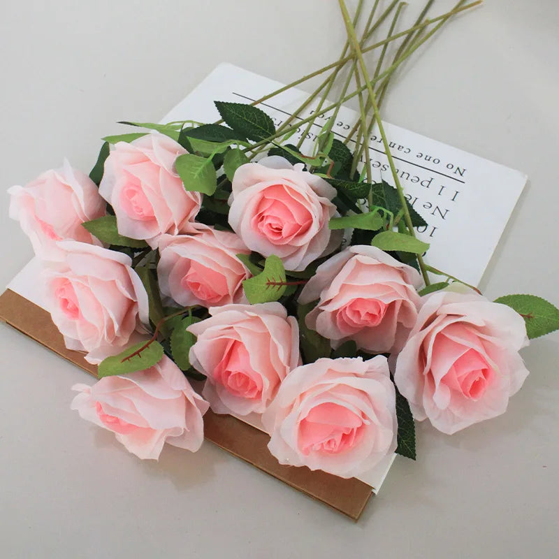 Elegant Silk Rose Bouquet