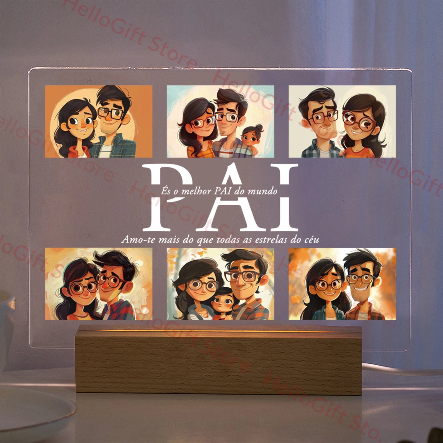 Memory Glow 3D Personalized Night Light