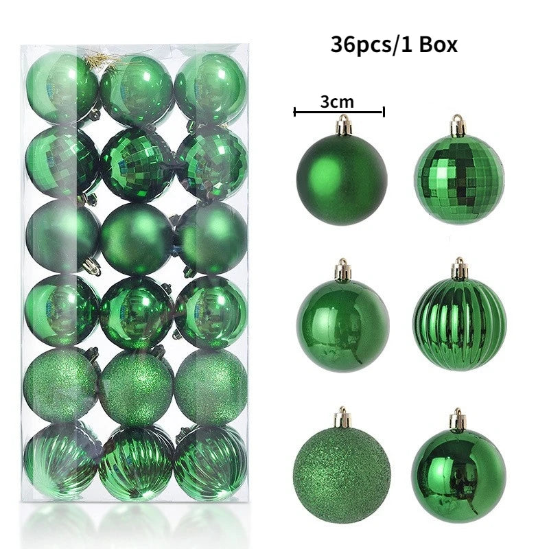Elegant Xmas Tree Decorations for Home, Party, and New Year 2026 Décor