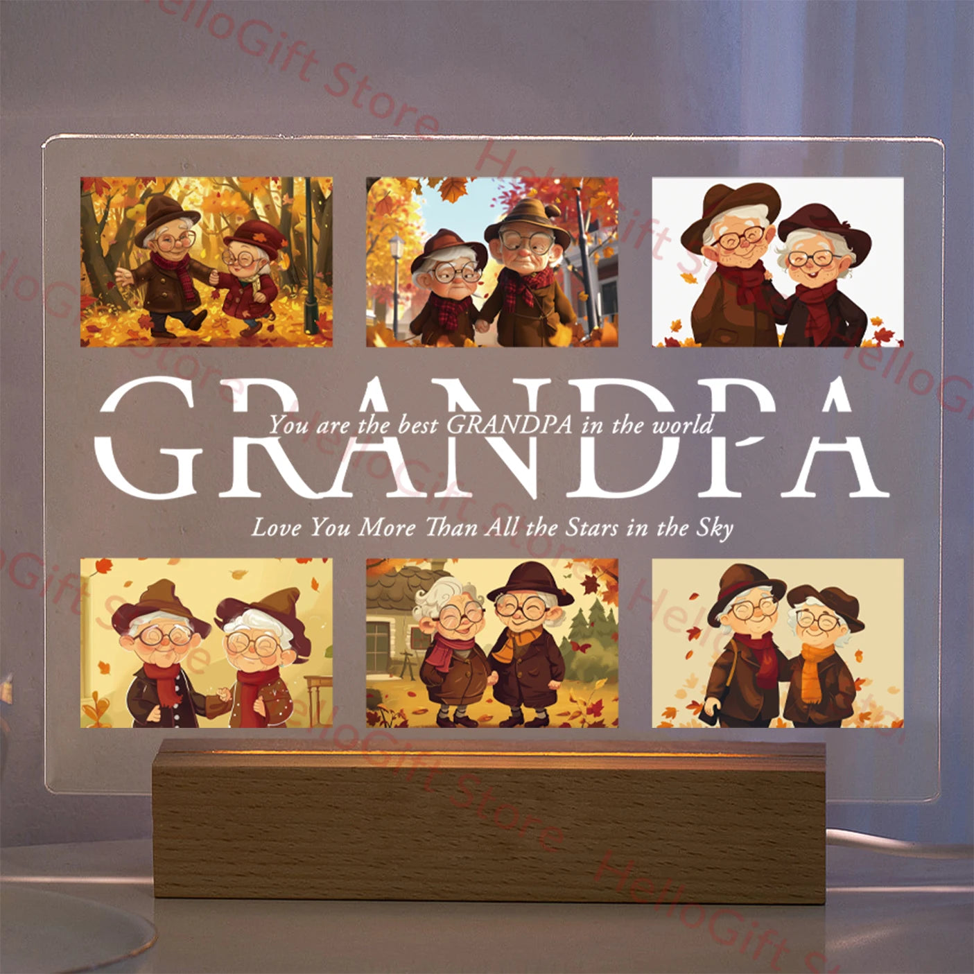 Memory Glow 3D Personalized Night Light