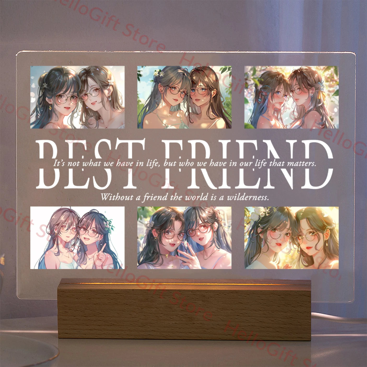 Memory Glow 3D Personalized Night Light