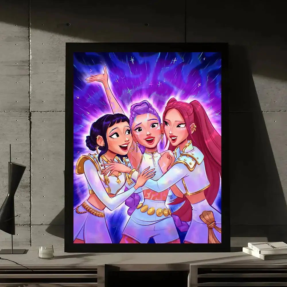 K-Pop Demon Hunters Movie Poster Wall Decal