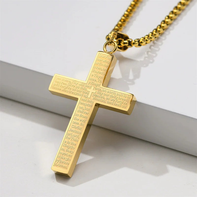 FaithGuard Prayer Cross Necklace