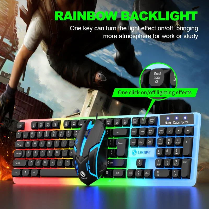GTX350 LED Gaming Keyboard & Mouse Combo
