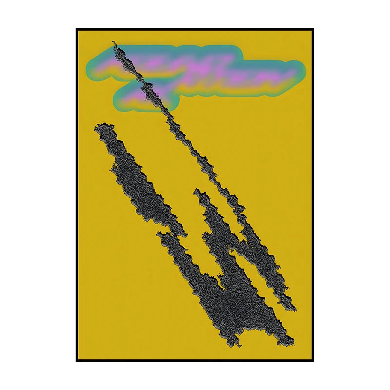 Vintage Abstract Canvas Wall Art Poster