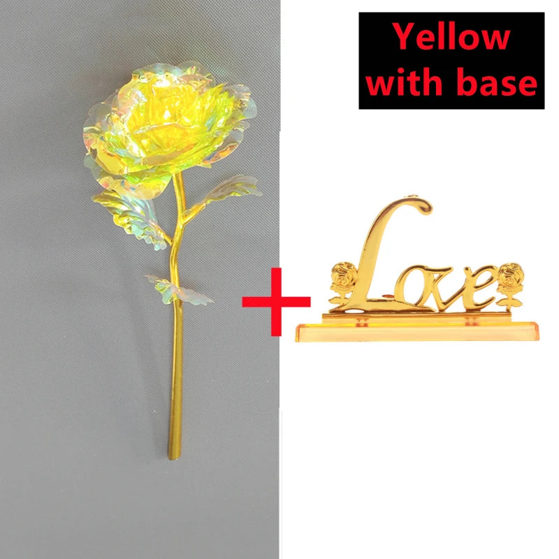 24K Gold Foil Rose – Eternal Valentine’s Gift