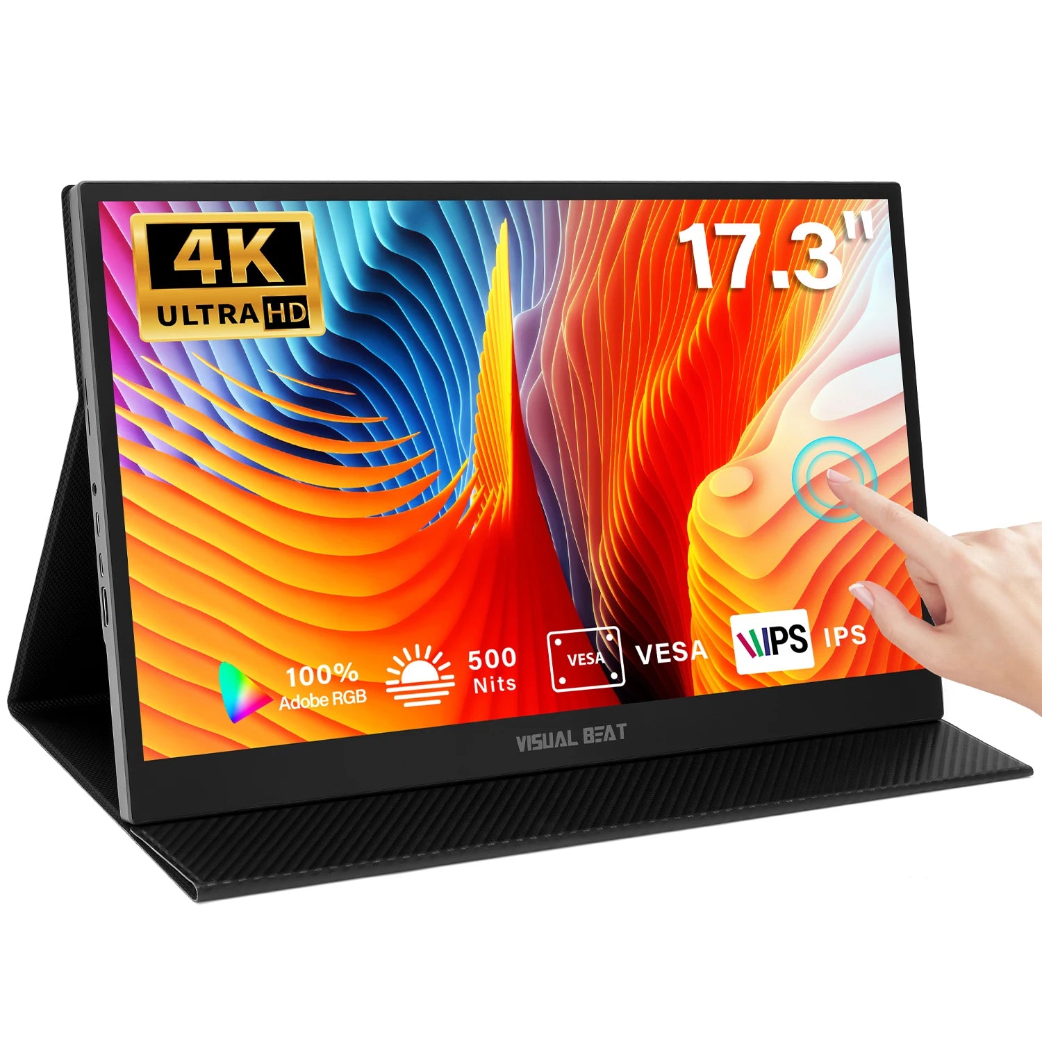 17.3" 4K Portable Touchscreen Monitor