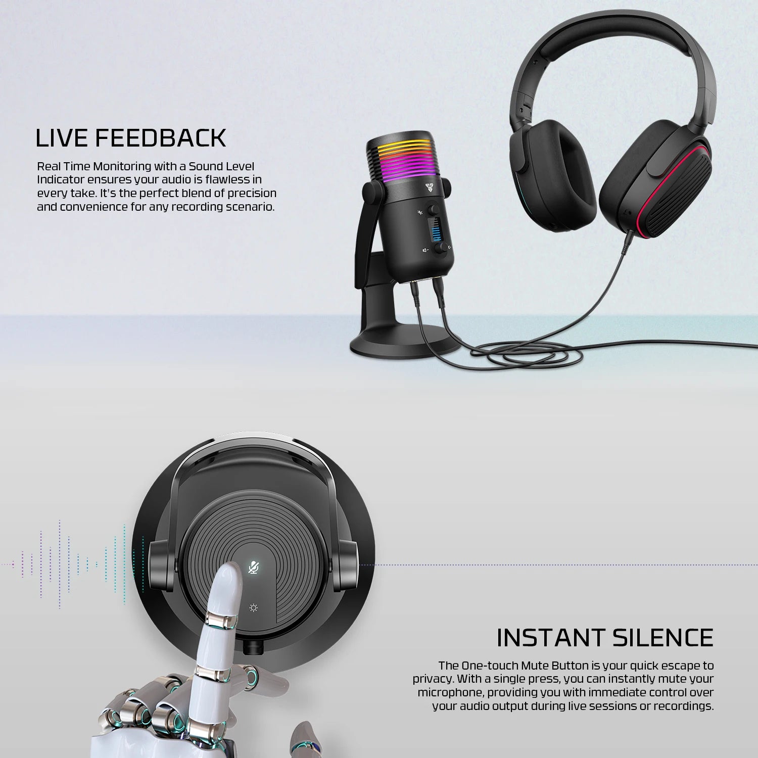 FANTECH Leviosa Max MCX03 RGB Gaming Microphone