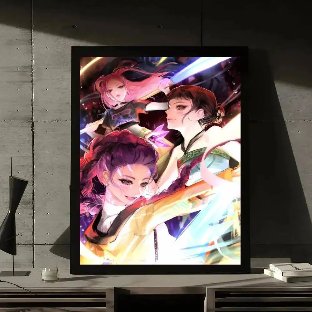 K-Pop Demon Hunters Movie Poster Wall Decal