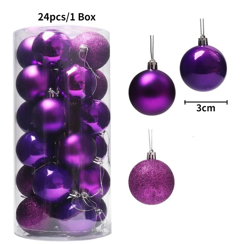 Elegant Xmas Tree Decorations for Home, Party, and New Year 2026 Décor