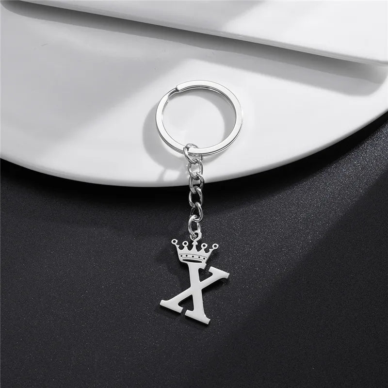 Royal Initial Keychain Charm