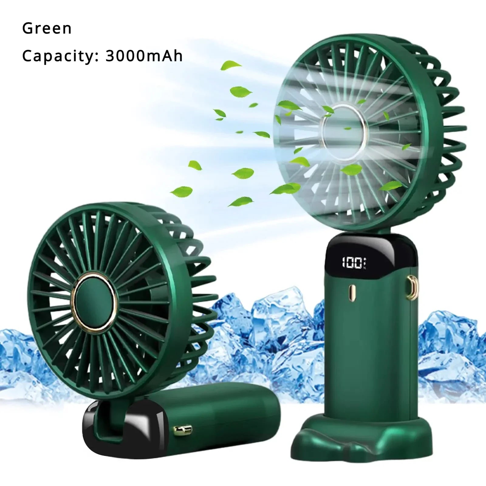 Portable Handheld & Neck Fan with Phone Holder