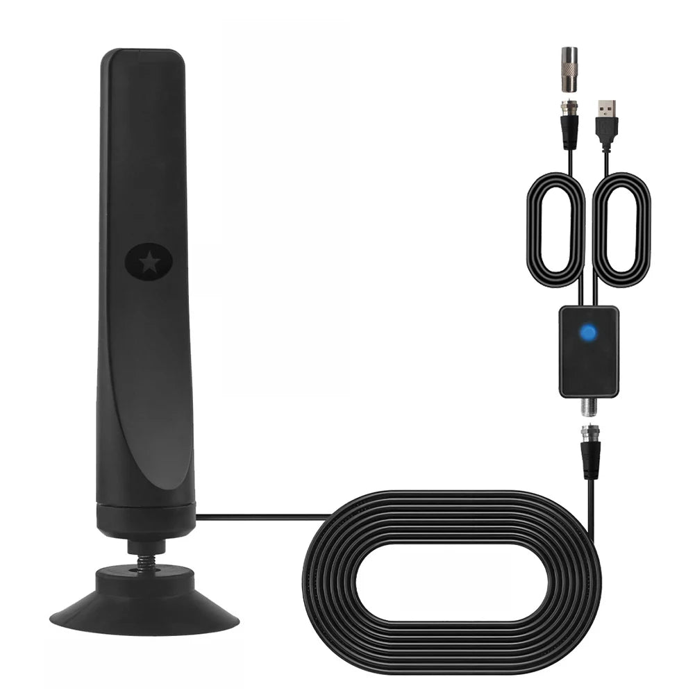 4K Digital TV Antenna with Suction Cup