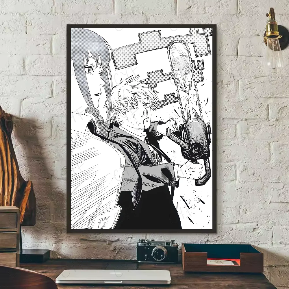 Chainsaw Man Anime Poster – Waterproof Wall Art