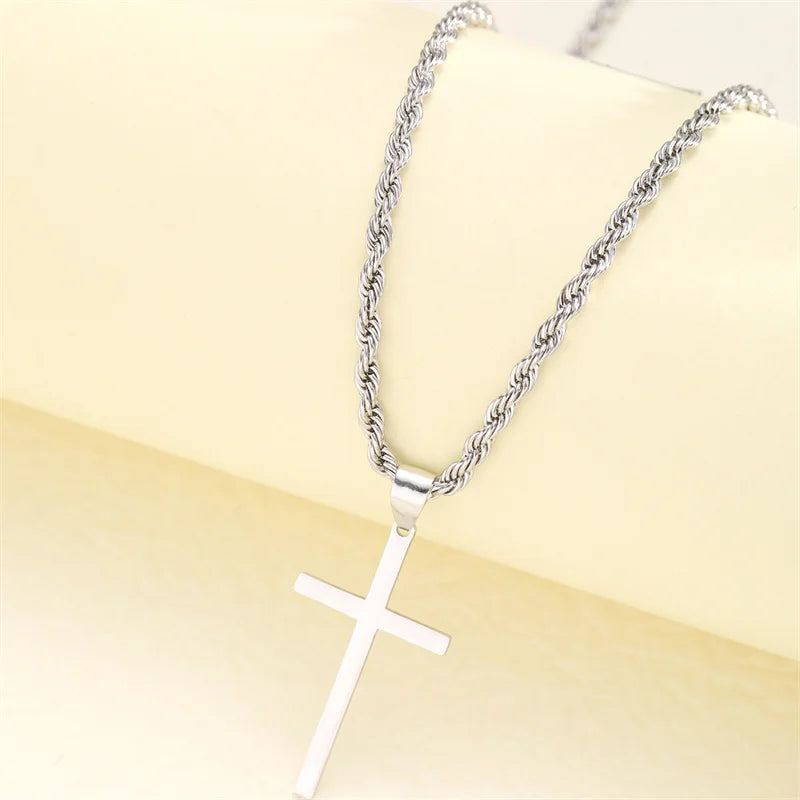 Minimalist Gold Cross Necklace