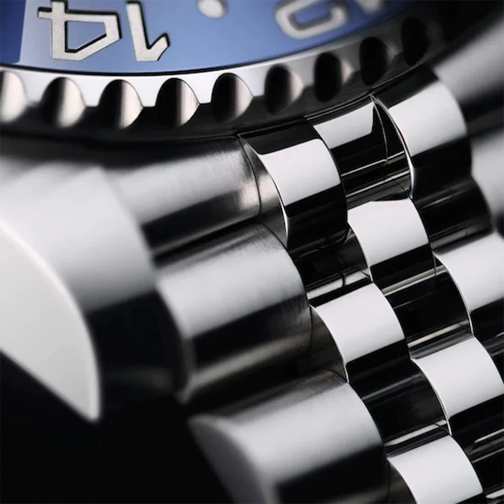 Luxury Automatic GMT Watch – 40MM Sapphire Steel Precision