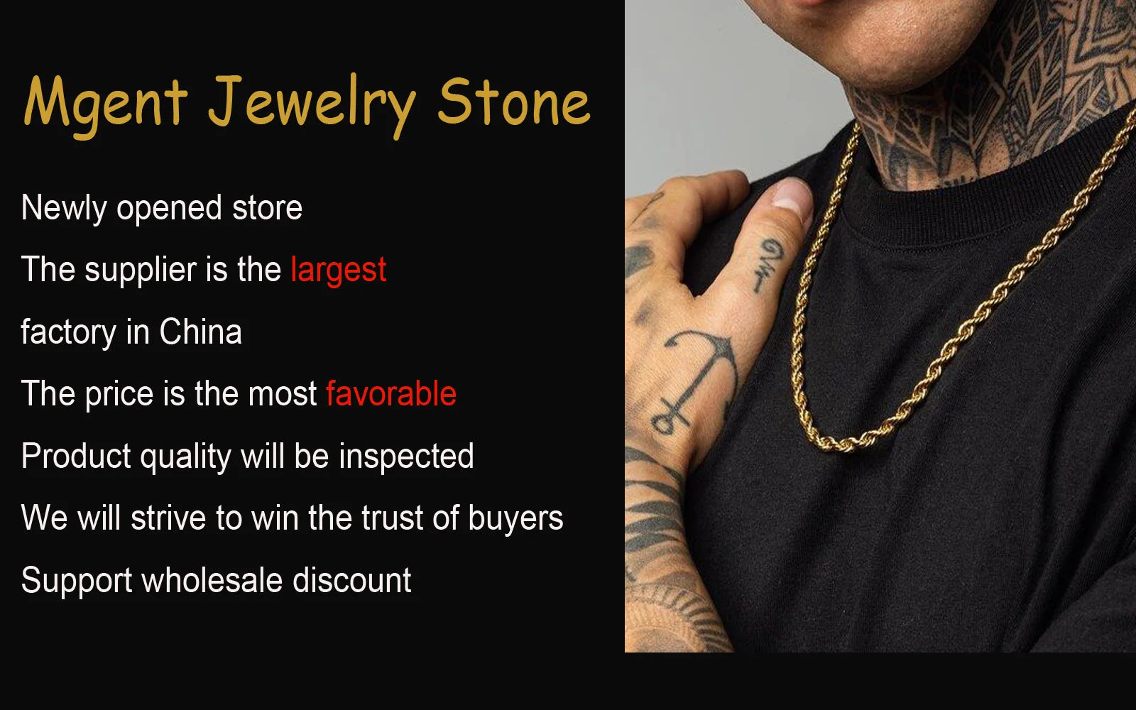 Simple Cross Necklace for Men