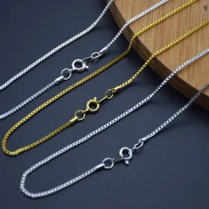 Sterling Silver Gold-Plated Side Chain Necklace